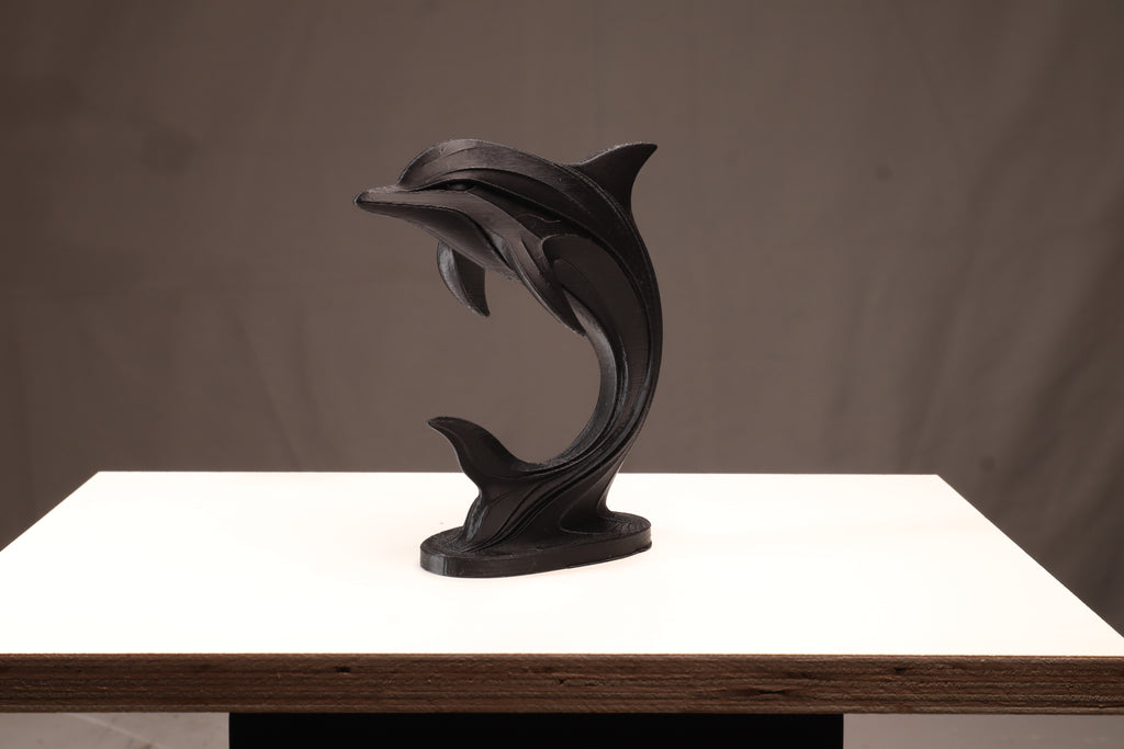 Dolphin Statue – Minimalist Organic Design