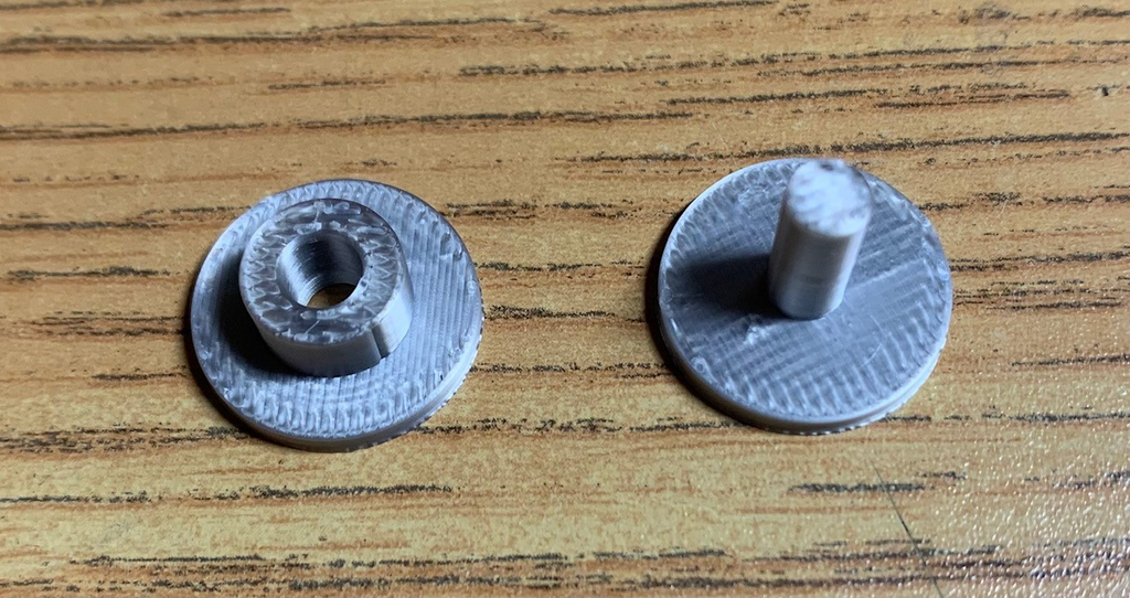 Croc Heel Strap Button