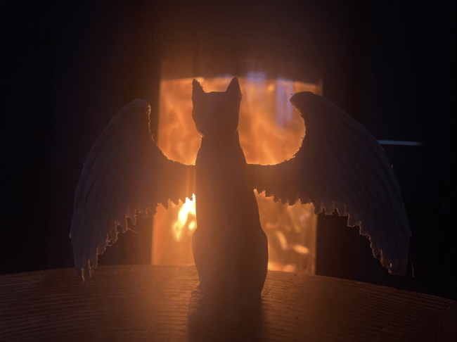 Winged Egyptian Cat