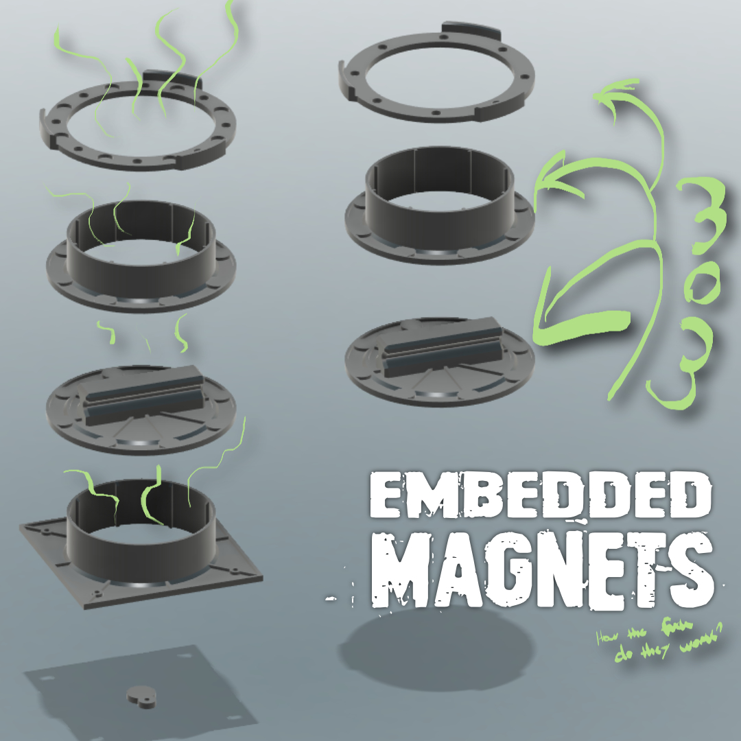 Magnetic Quick-Disconnect Ventilation system - V2
