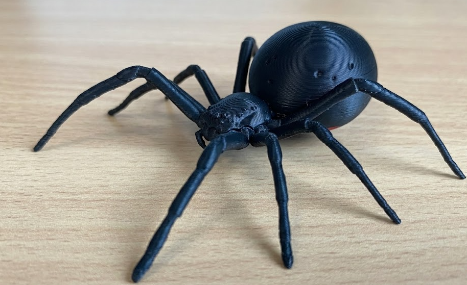 The most realistic black widow spider