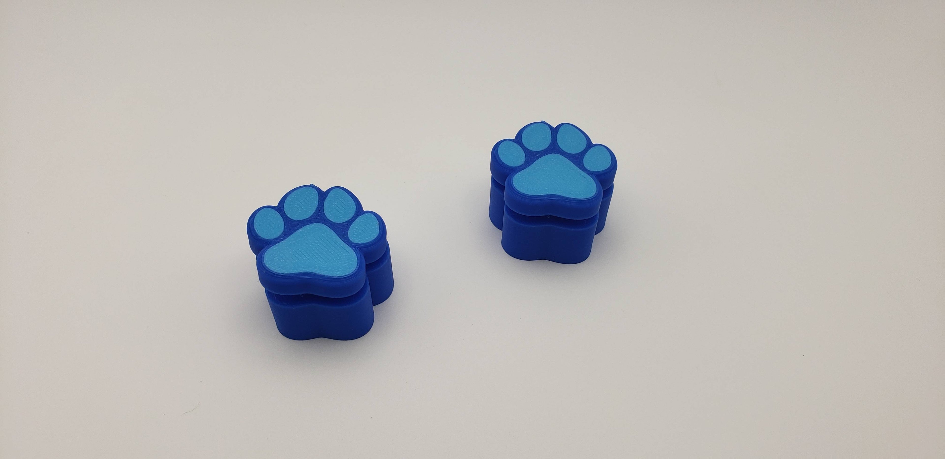Small Paw Print Clicker