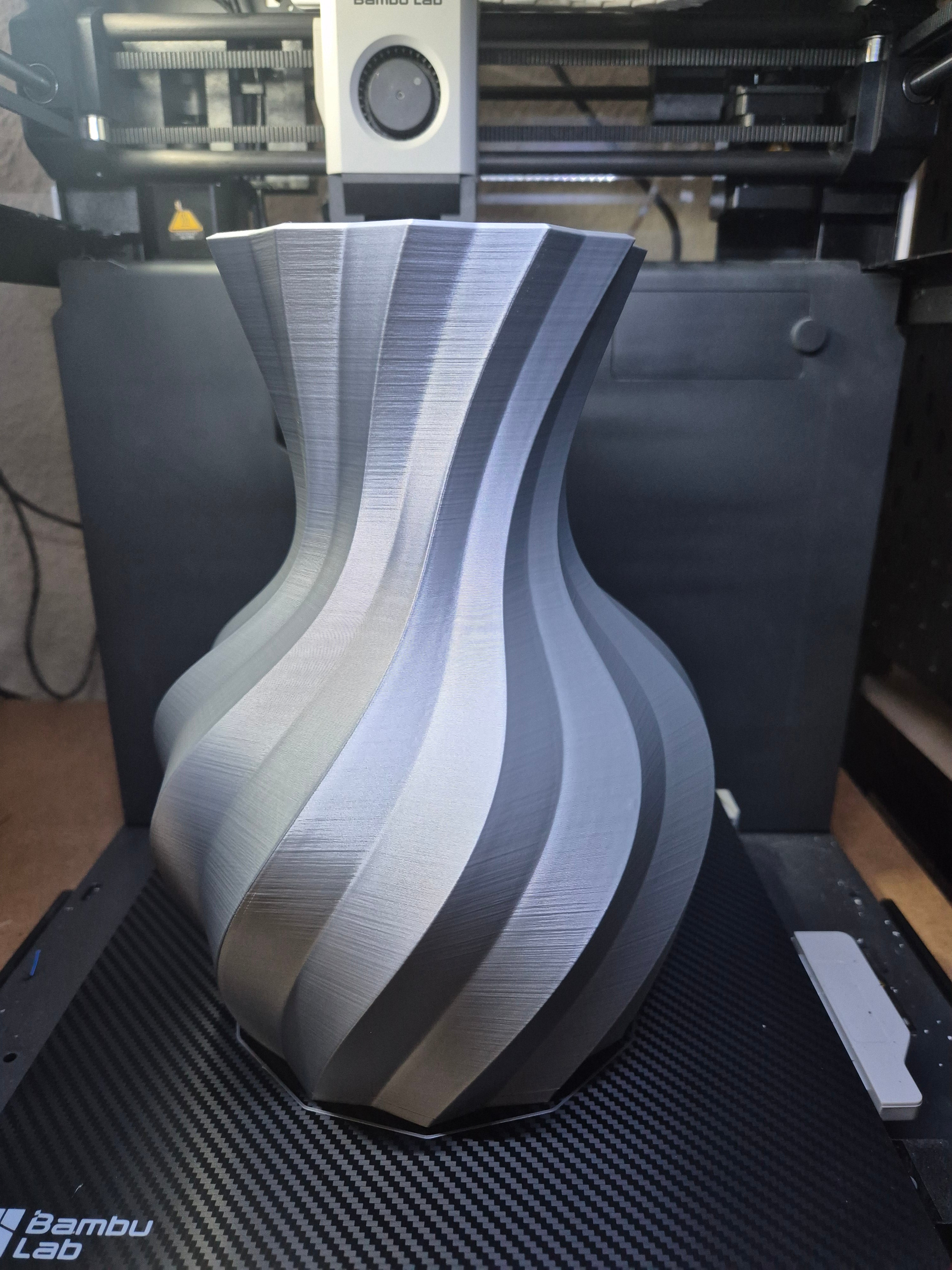 Vase Spiralförmig