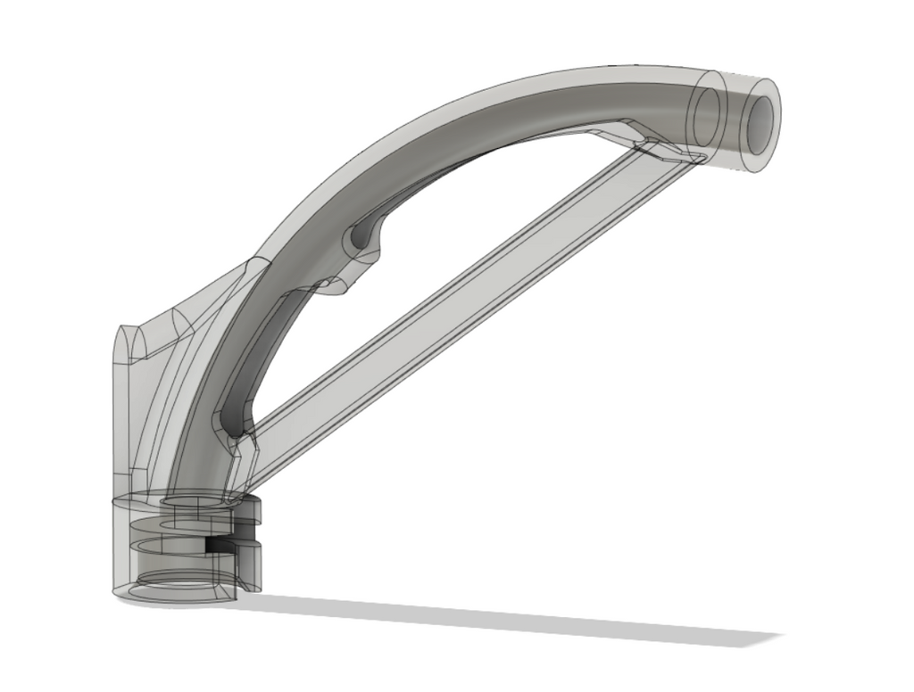 X1 / P1P PTFE Tube Guide to fix loading issues - best of both worlds