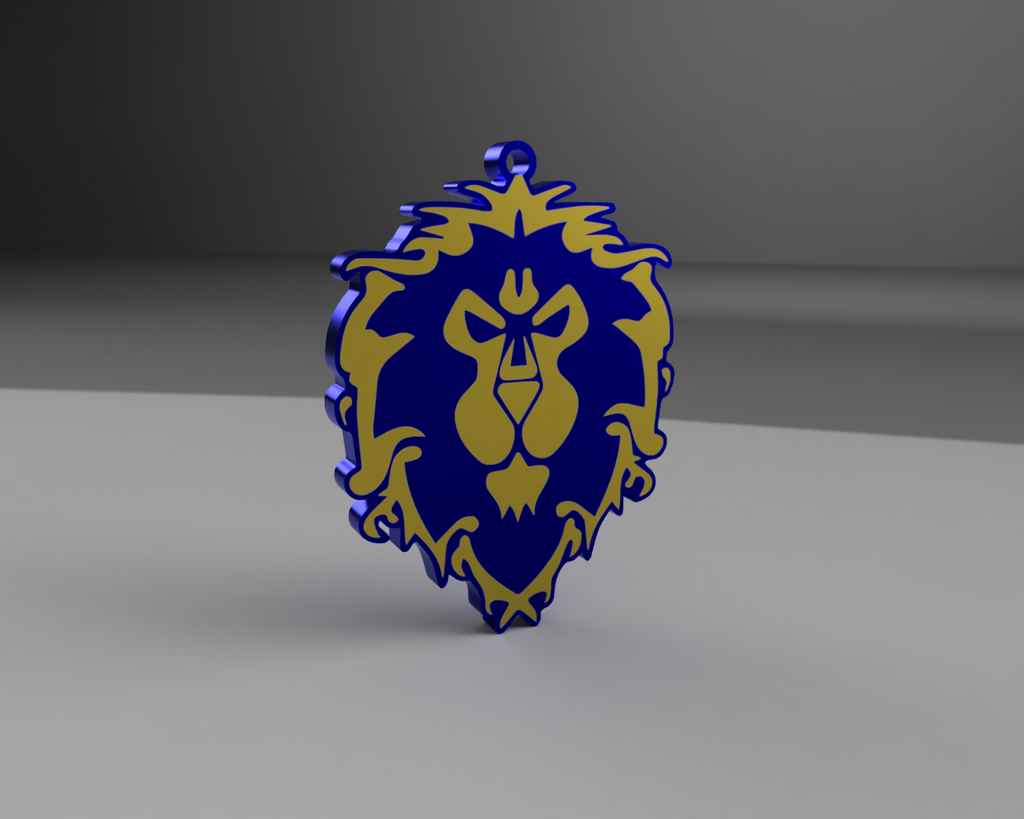 World of Warcraft Alliance Keychain
