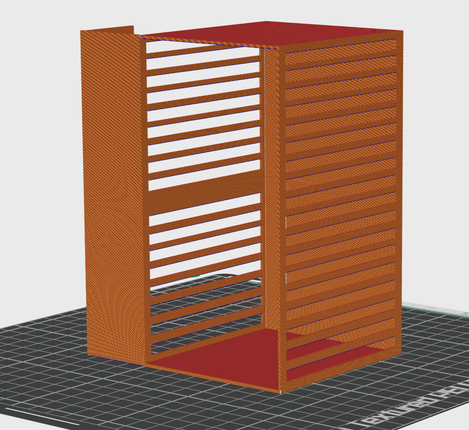 Pacifier bin/storagebox for babybed with mount