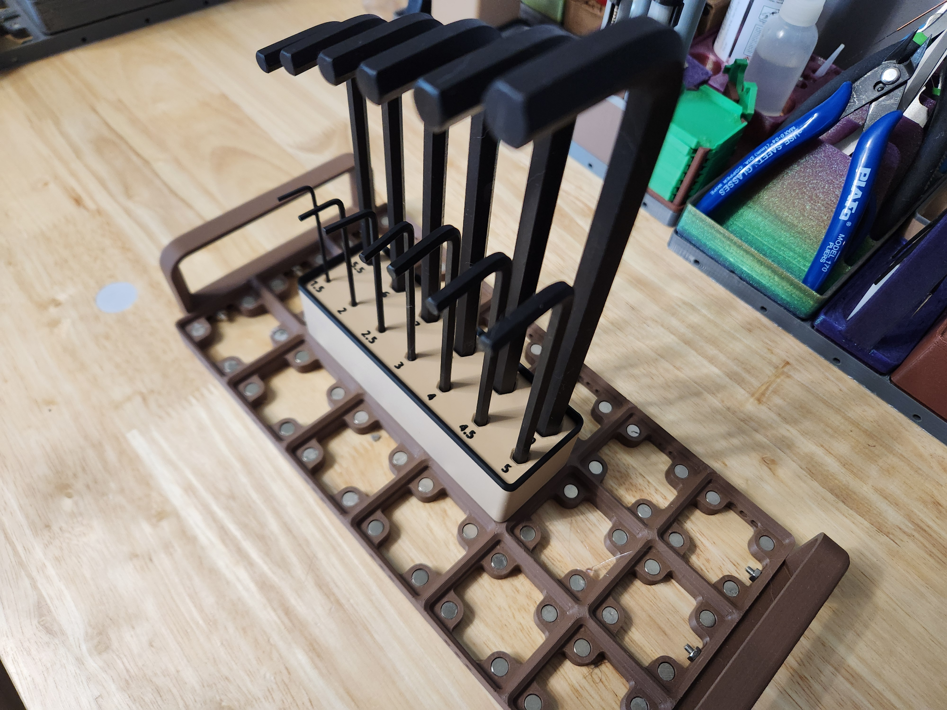 Parametric Gridfinity - Allen Keys & Hex Wrenches