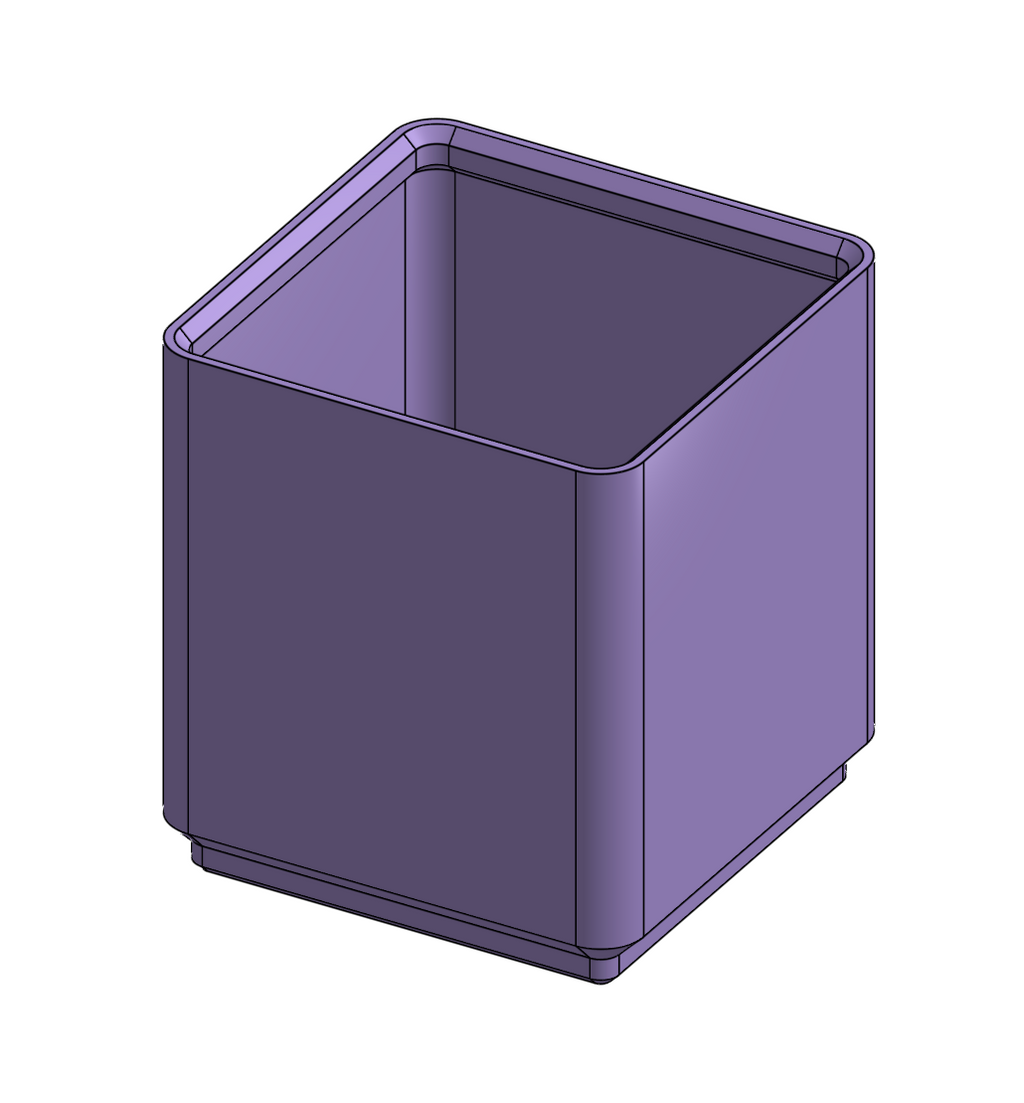 Gridfinity Basic Bin 1x1 6U