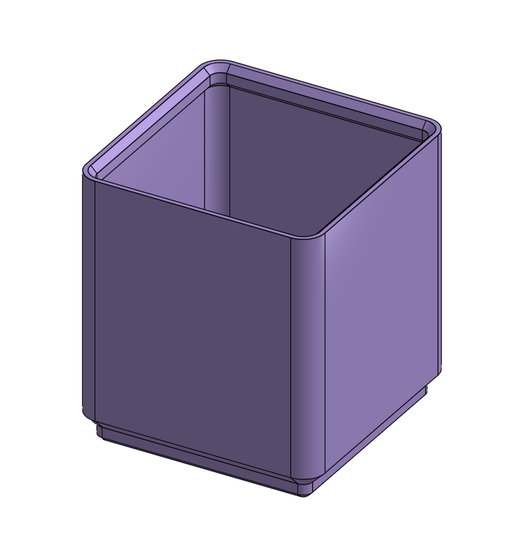 Gridfinity Basic Bin 1x1 6U