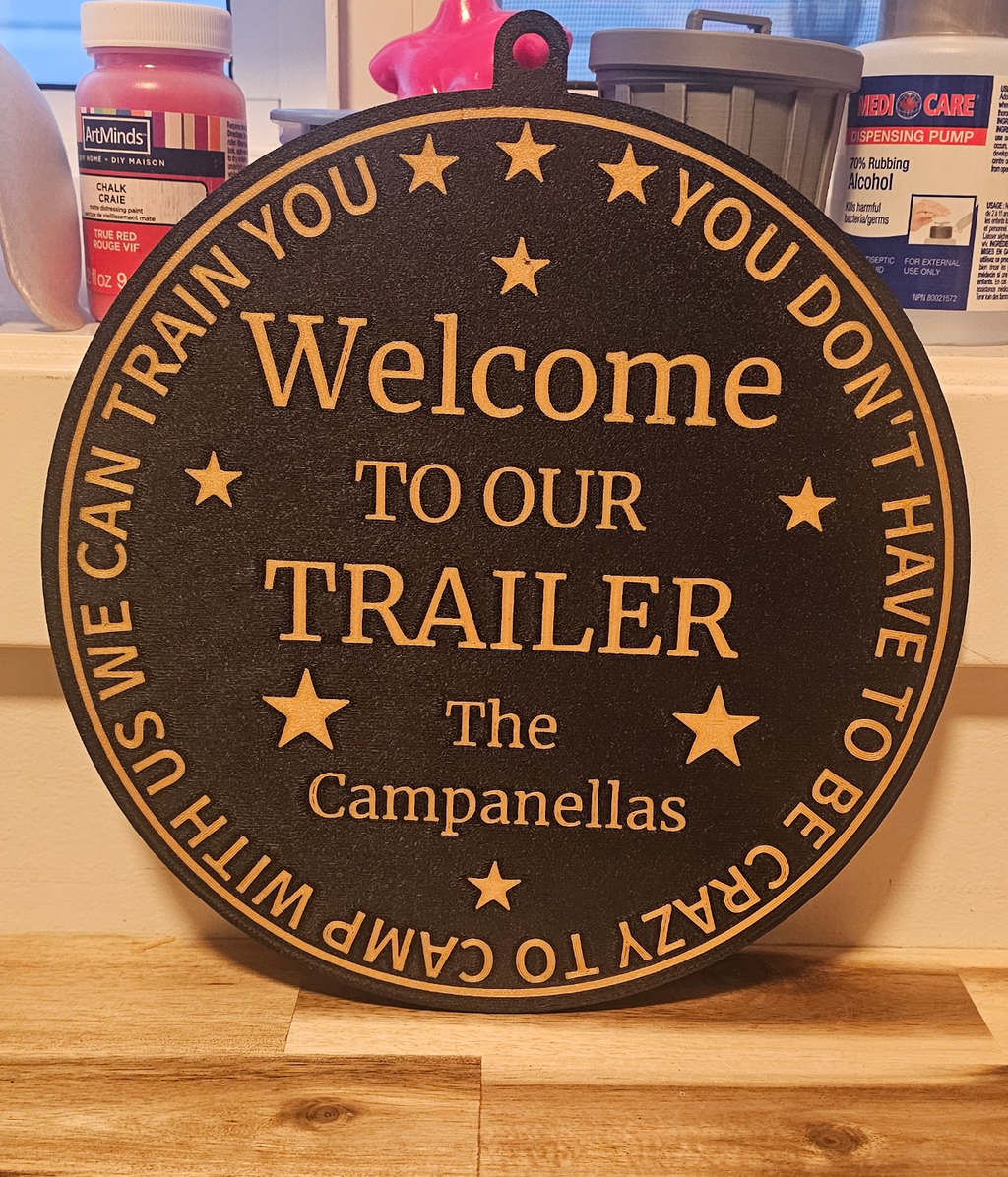 Trailer sign