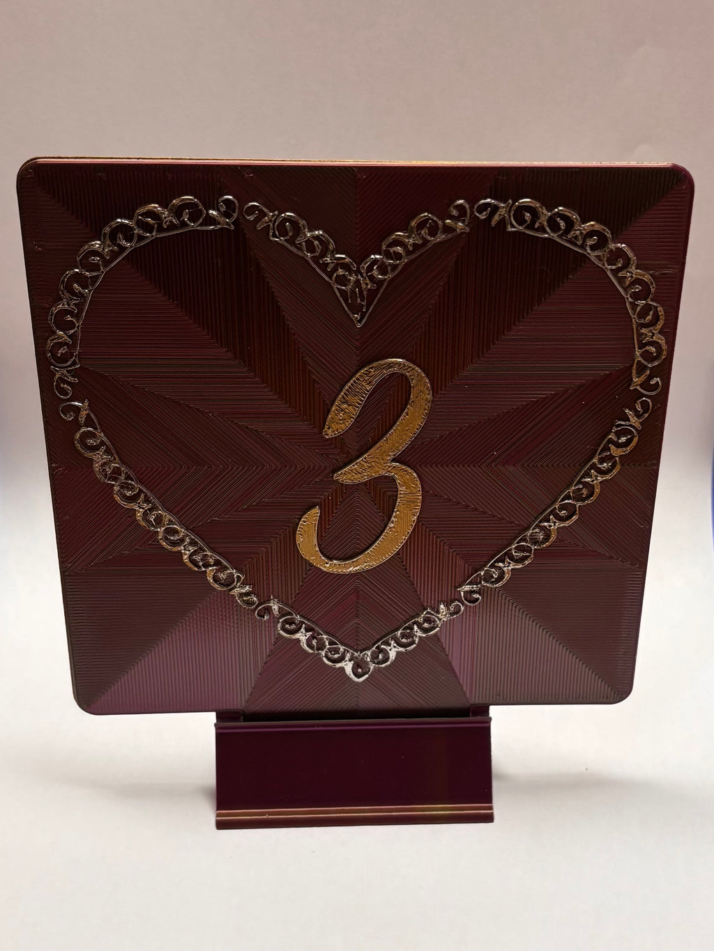 Table Numbers Customisable Design 4