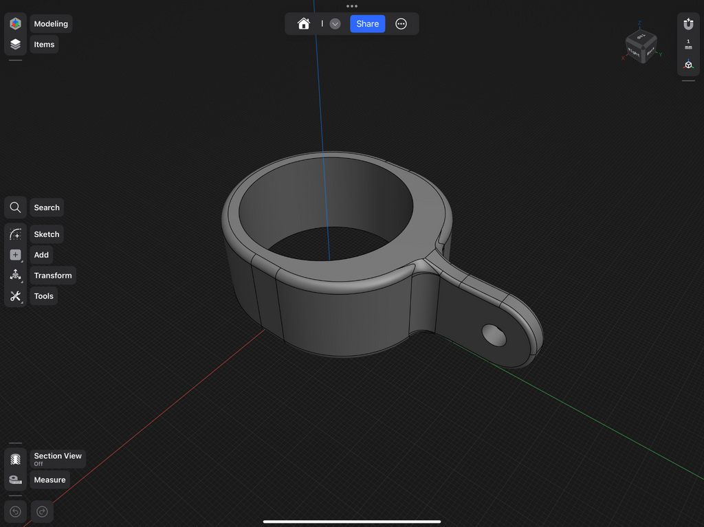Mic to arm mount