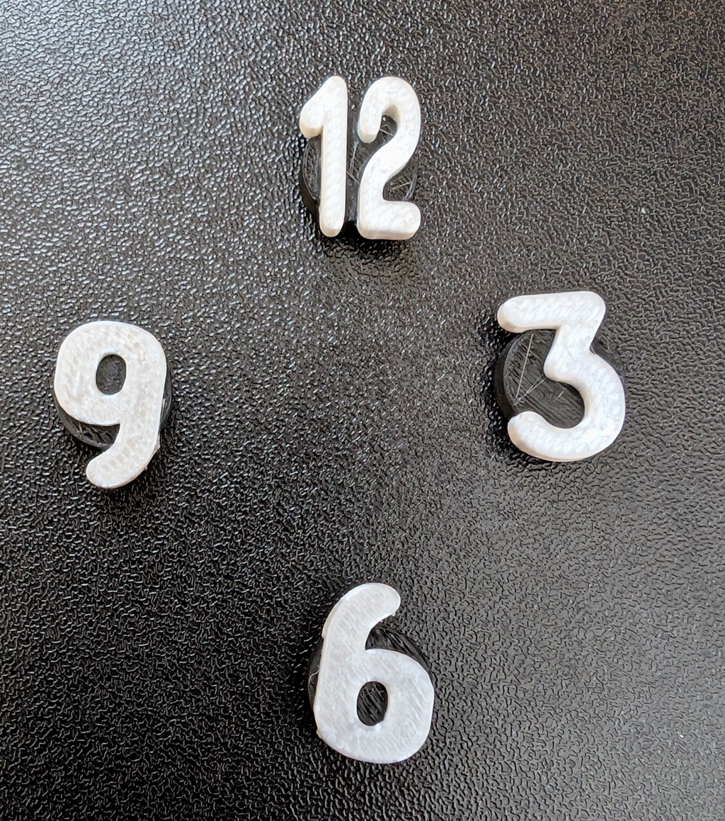 CAT CLOCK Numbers