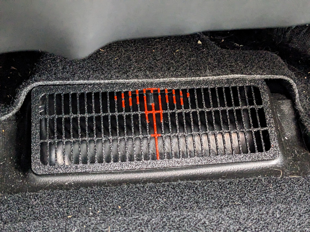 Tesla Model 3 Floor Vent Cover Grille