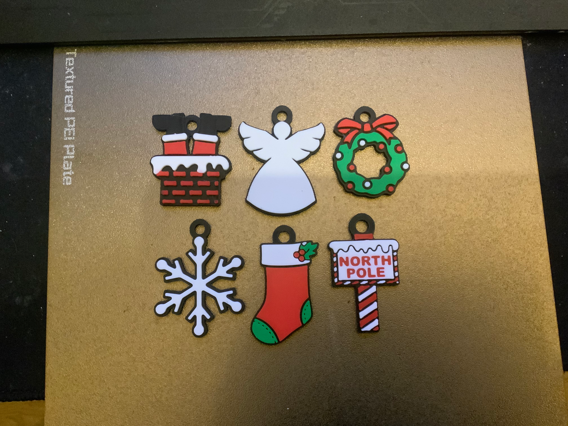 xmas pack 2 keychains/charm/bauble free commercial