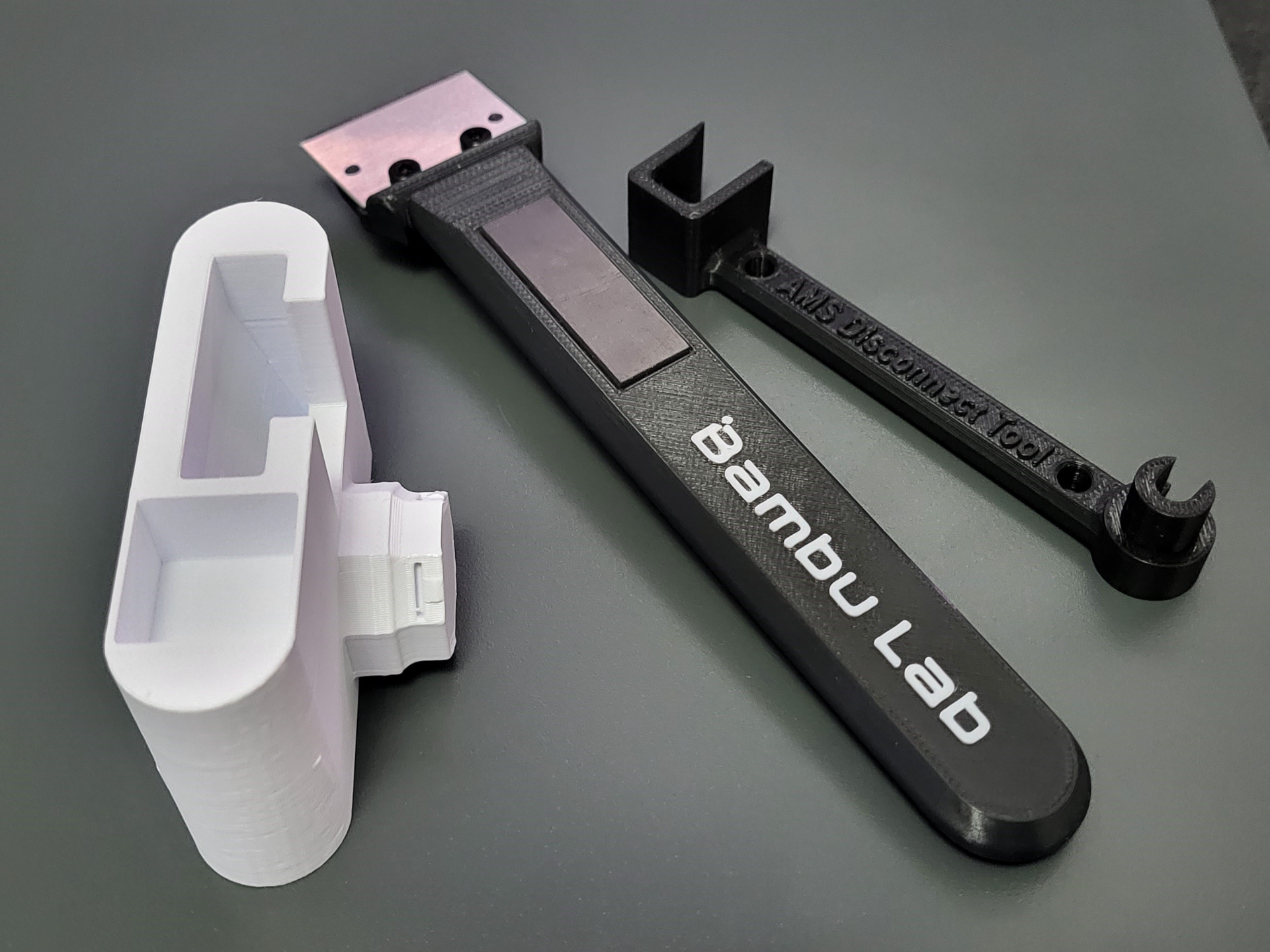 Bambu Labs scraper and AMS tool holder for Multiboard