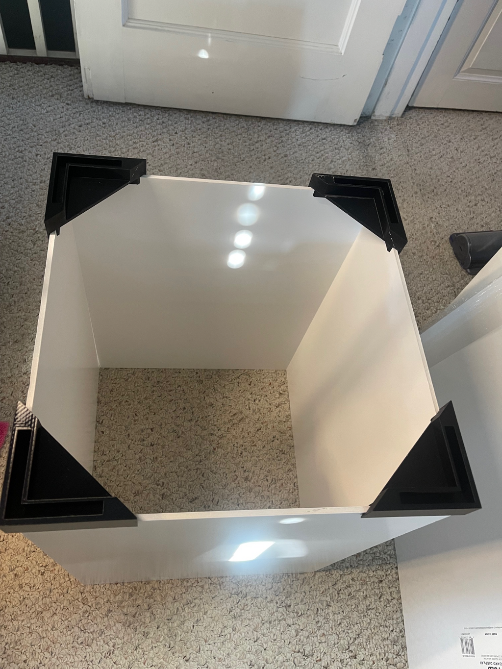 Enclosure Frame 1/4" foamboard mini-paint booth