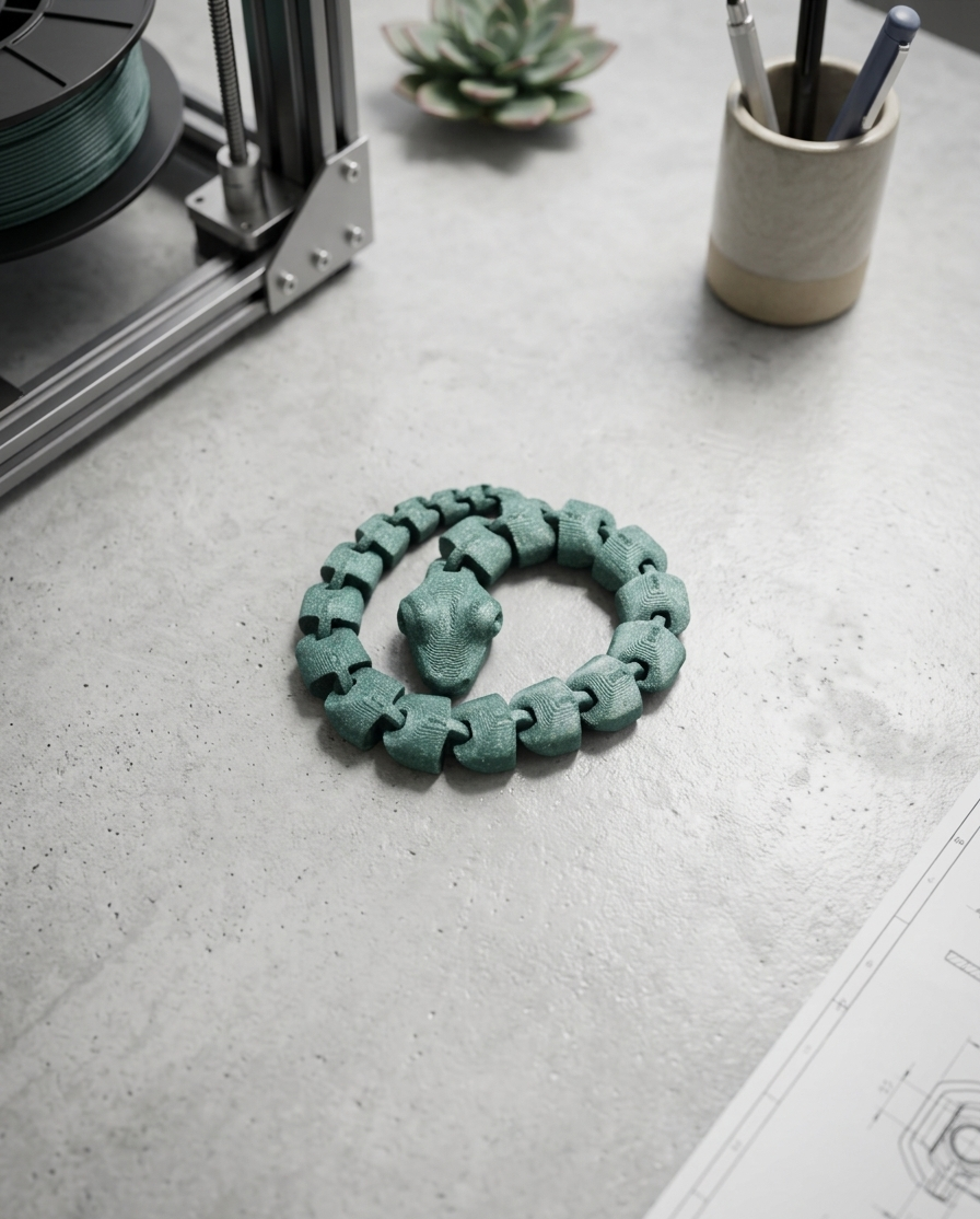 Serpente Articolato Flessibile - Fidget Toy