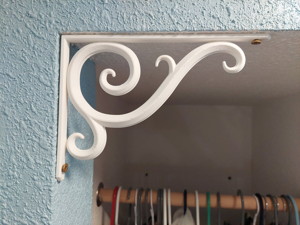 Corner Corbel Victorian Wrought Iron Style