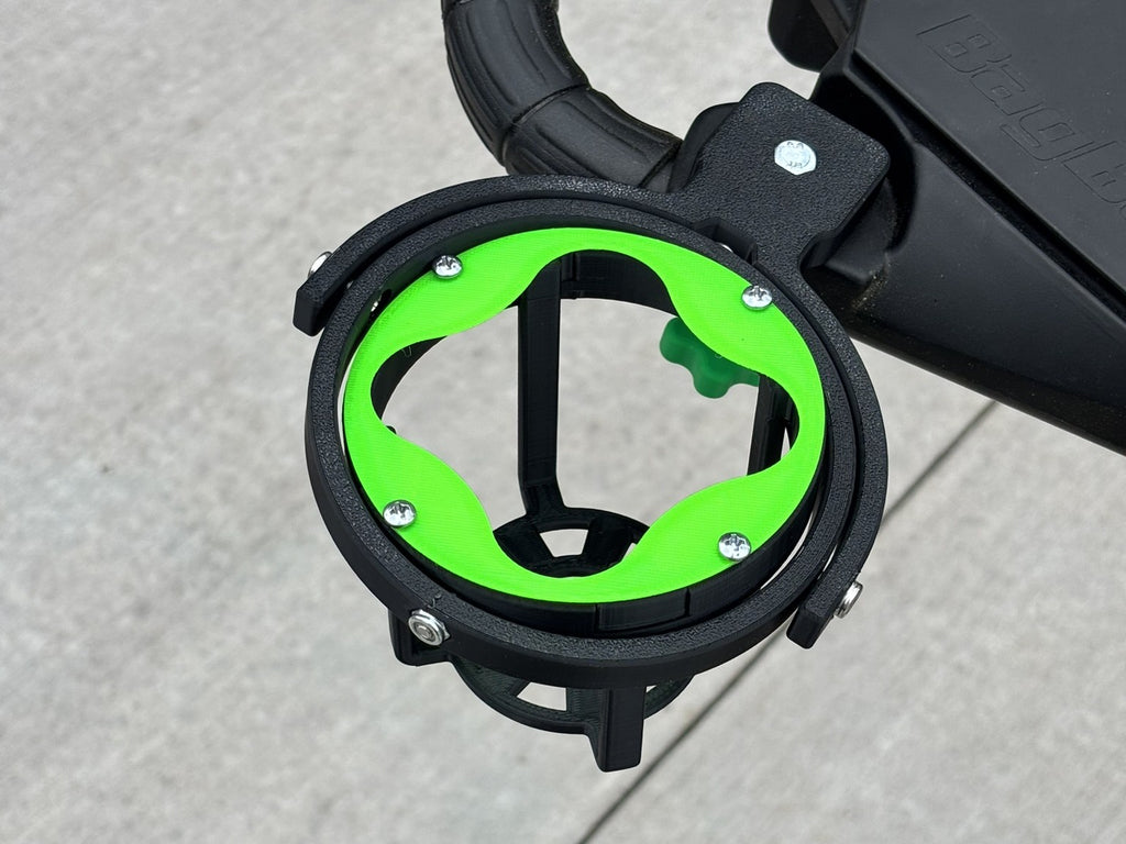 Gimbal Cup Holder for Bag Boy Push Cart