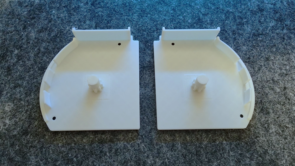 Roller blind end cap replacement