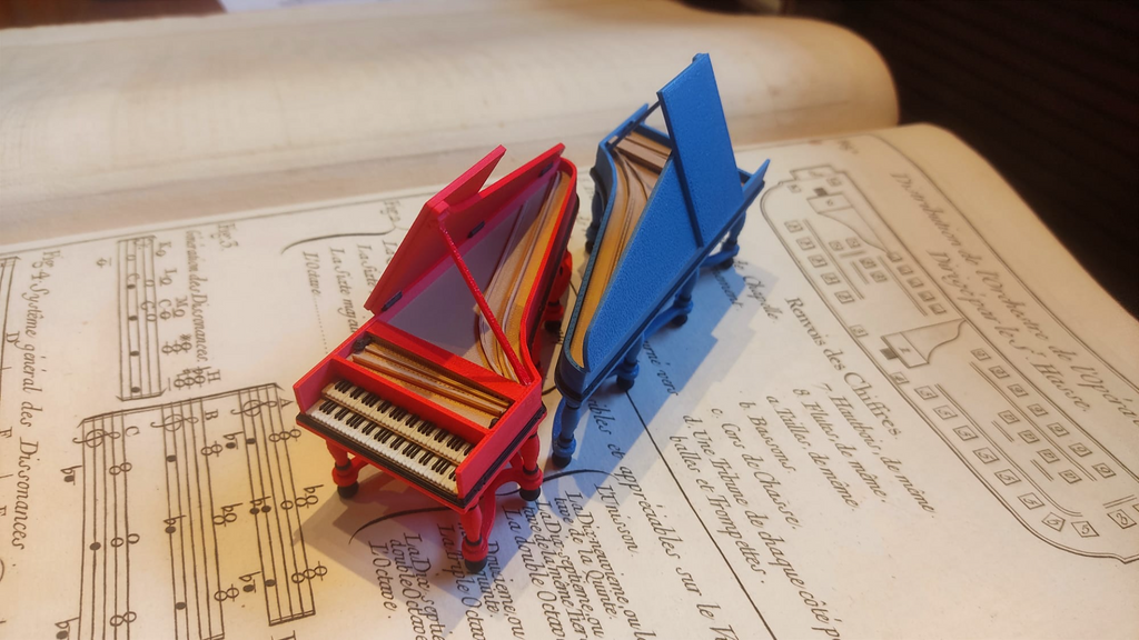 Mini Harpsichord Model