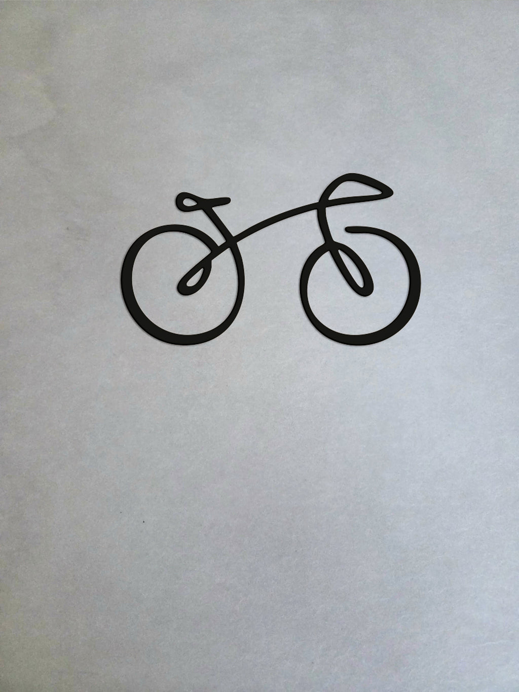 Decorazione da parete raffigurante una bicicletta