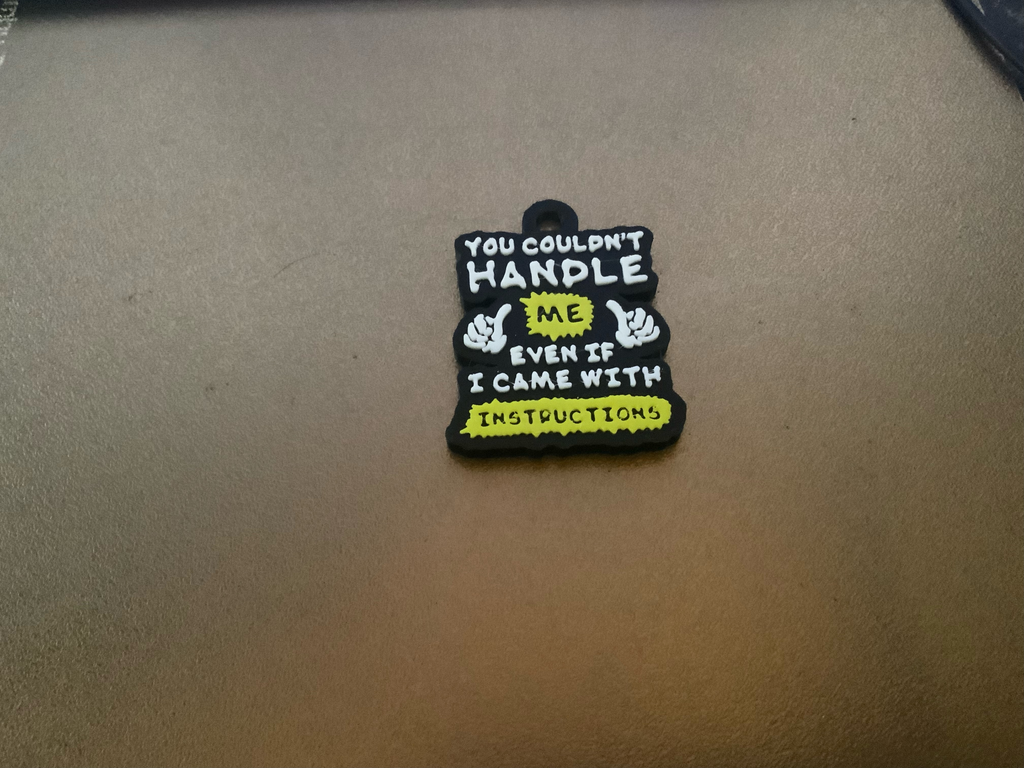 handle me keychain / charm (free commercial)