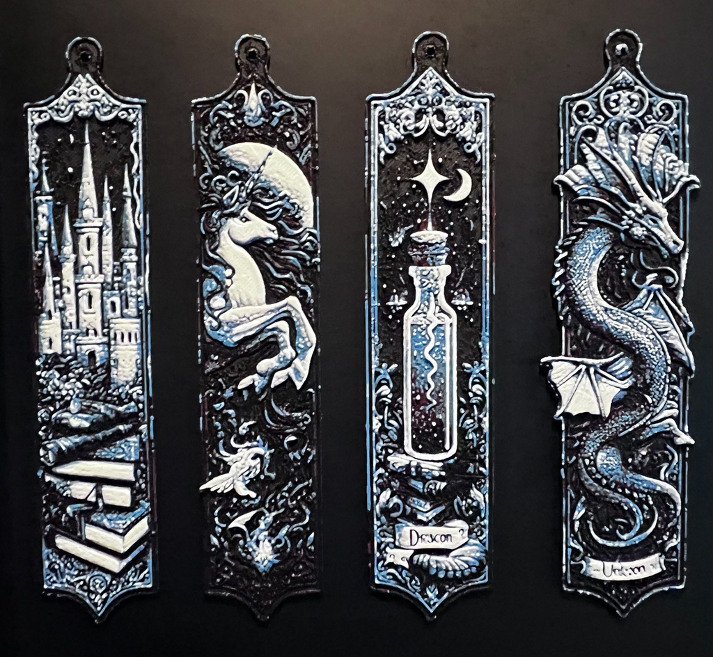 Set 4 Bookmarks Magical Hueforge