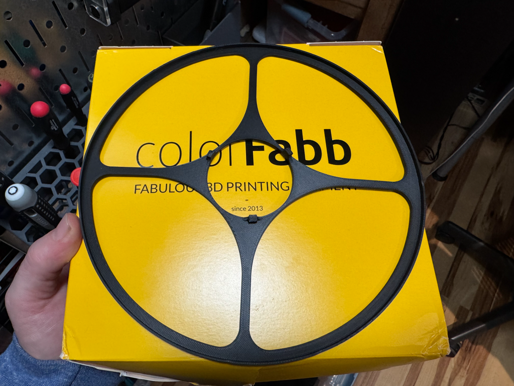 ColorFabb cardboard spool adapter for AMS