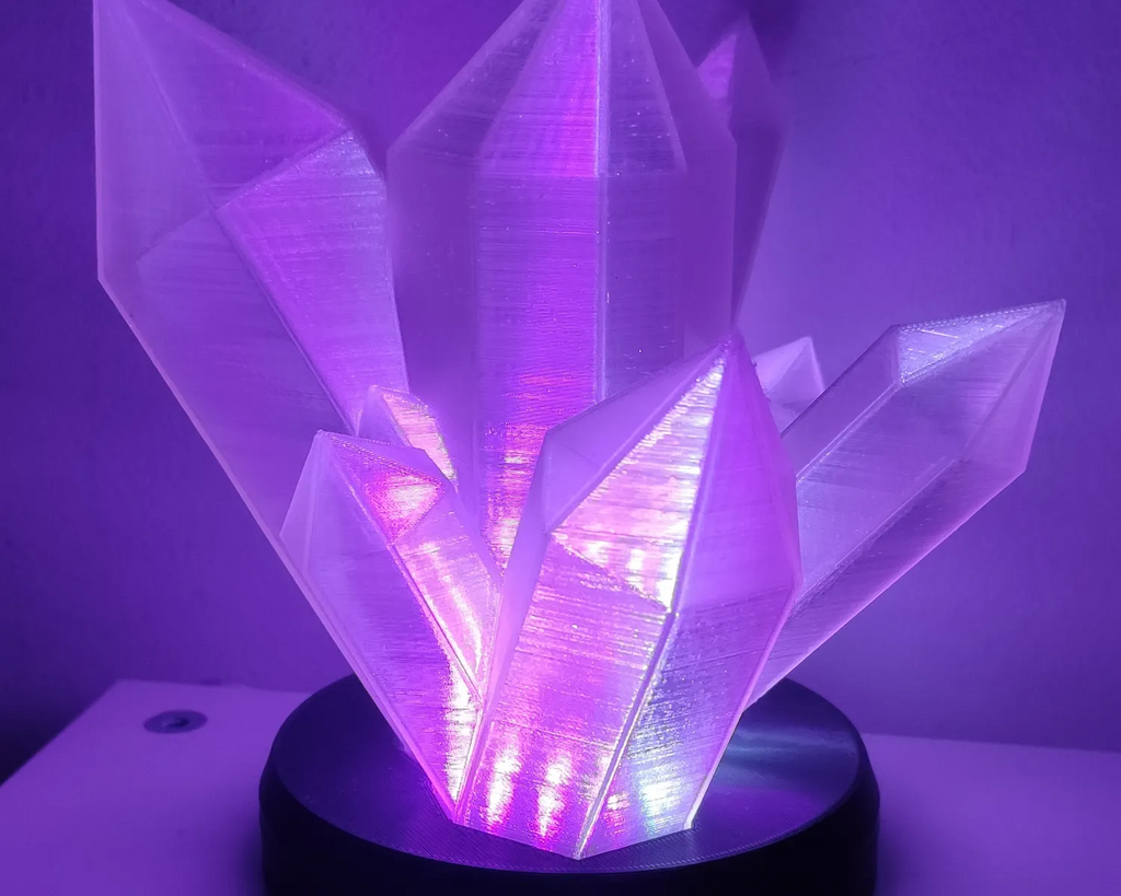 Beautiful Crystal Lamp with WLED