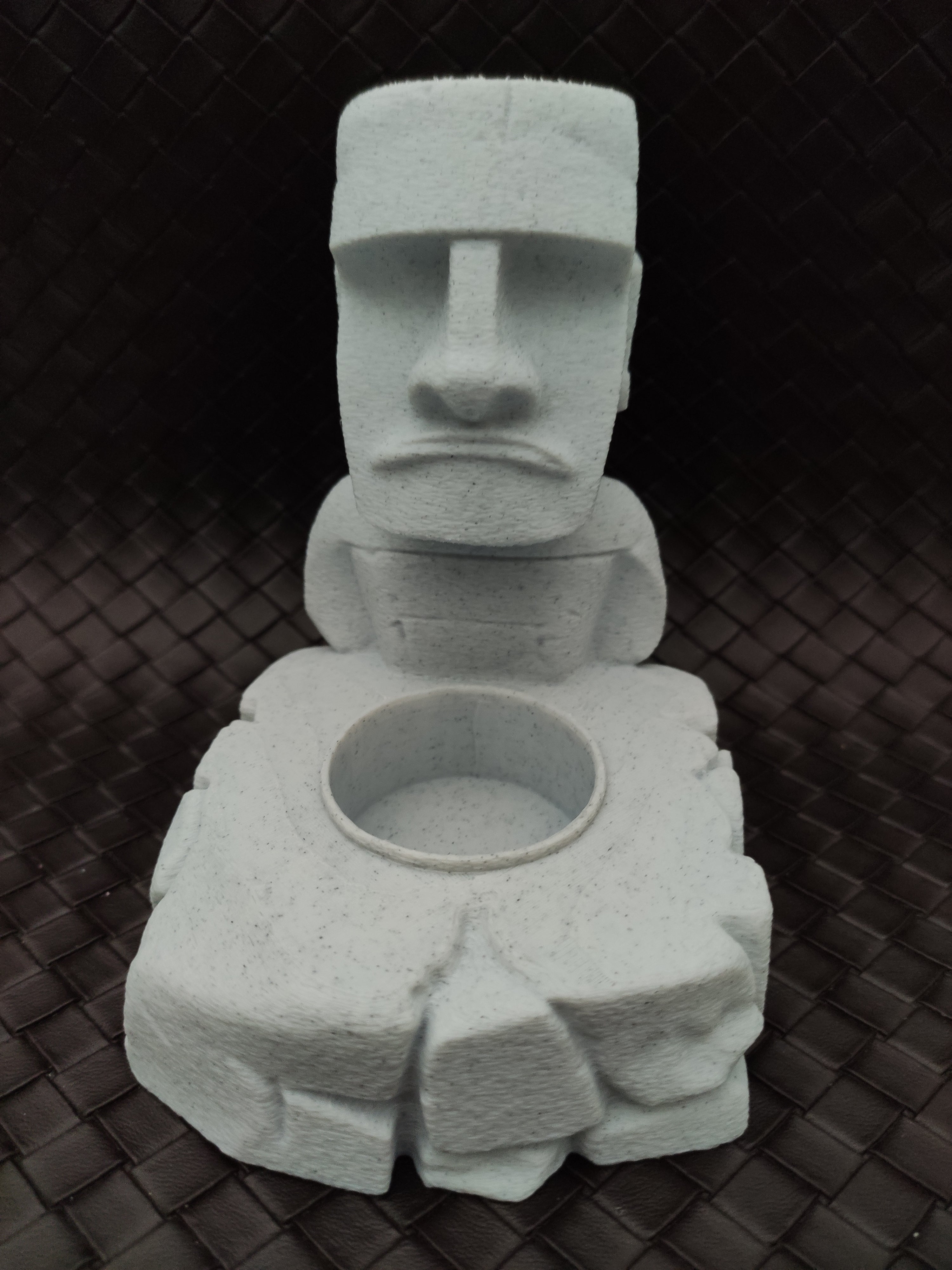 Moai - LED Tea light Holder