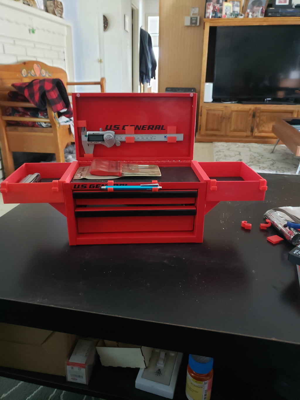 mini tool box side tray