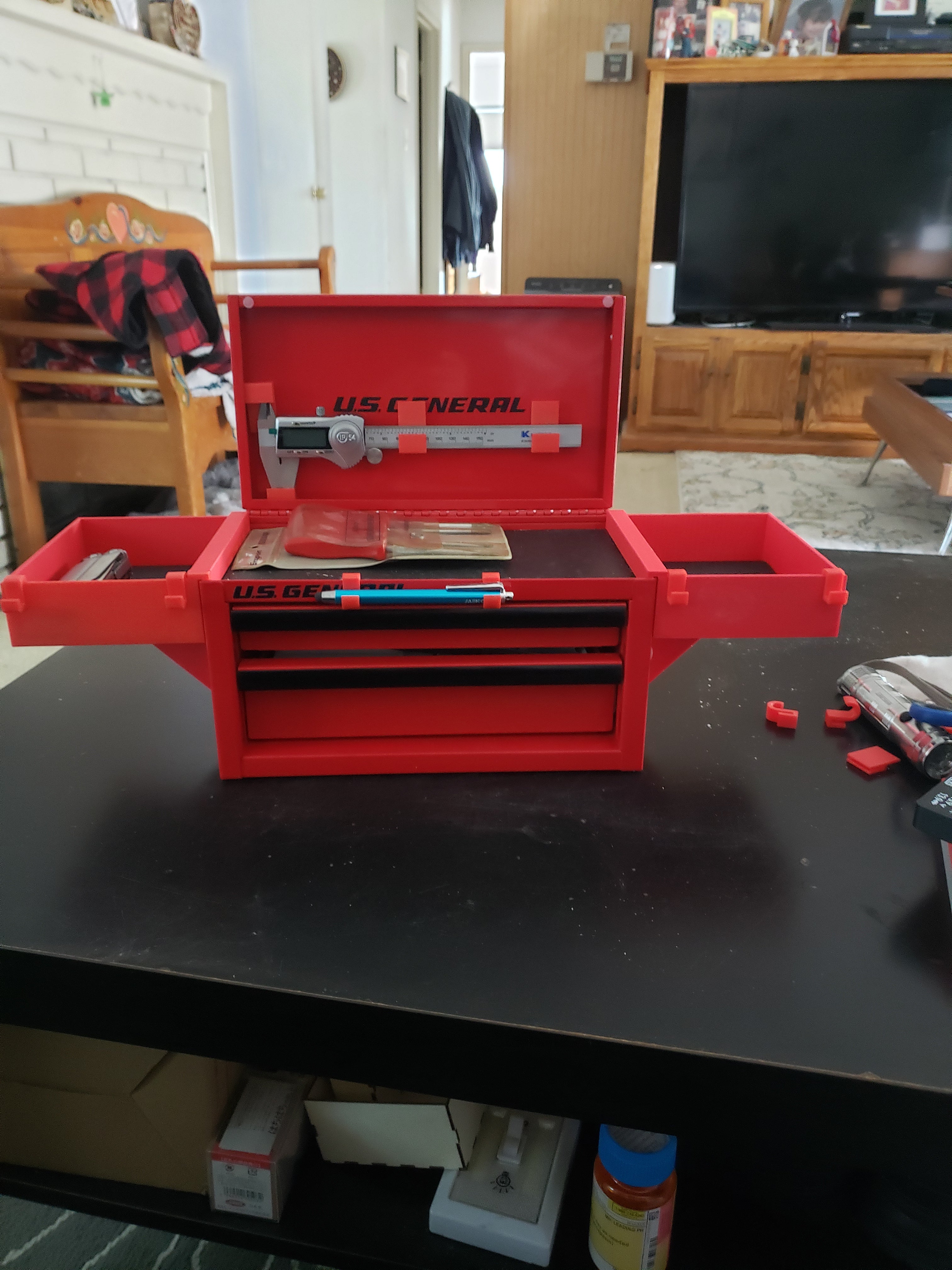 mini tool box side tray
