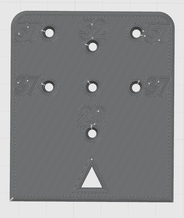 Template for mounting BLUM hinges and Tip-On