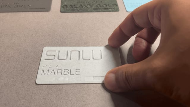 Business Card Swatch - Filament Management System