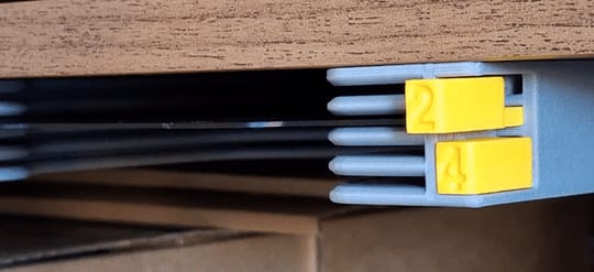 Bambu X1 A1 P1 Build Plates holder with button NG