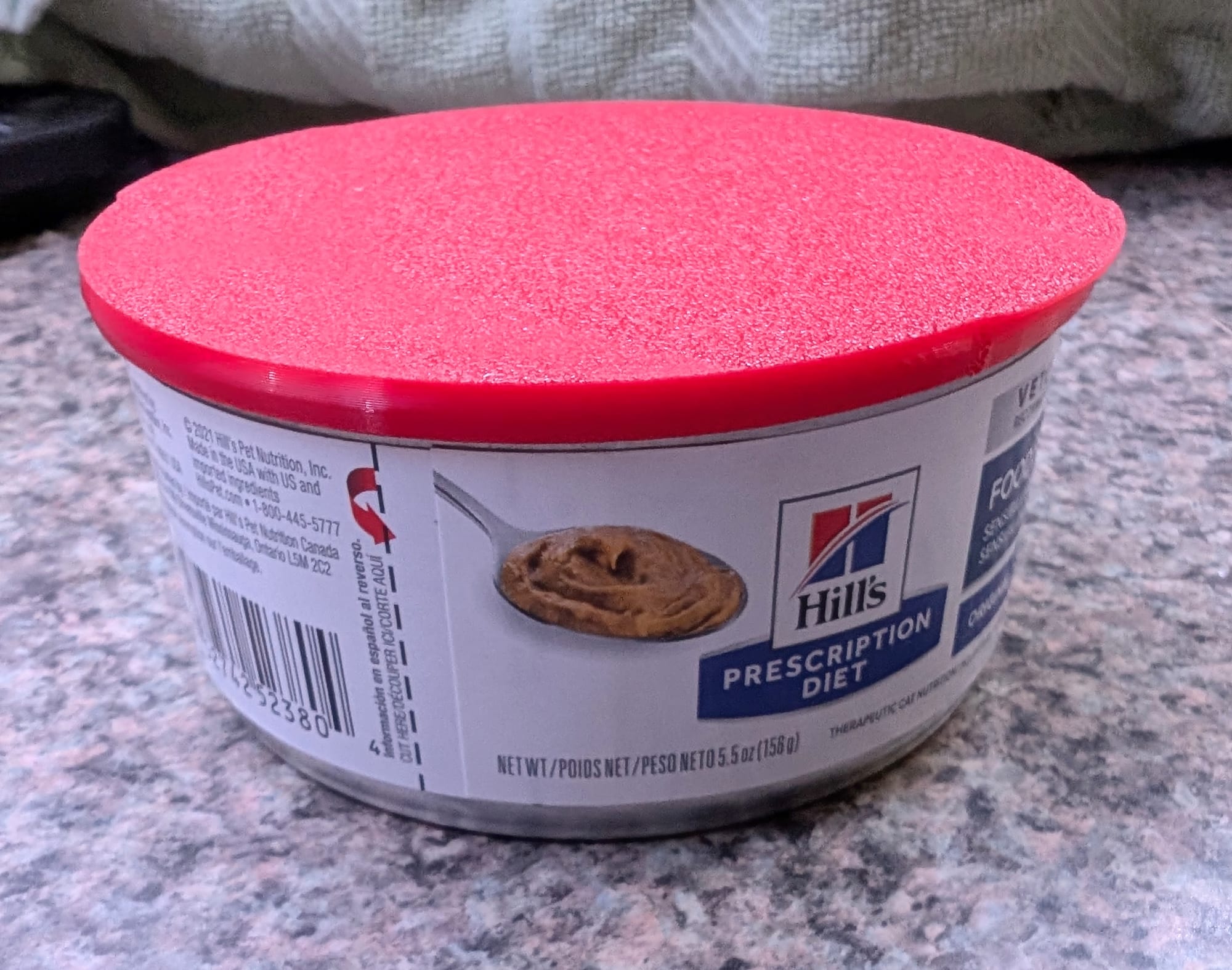 Pet Food Can Lid 5.5oz 156g