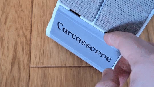 Carcassonne modular Travel/Play/Store box