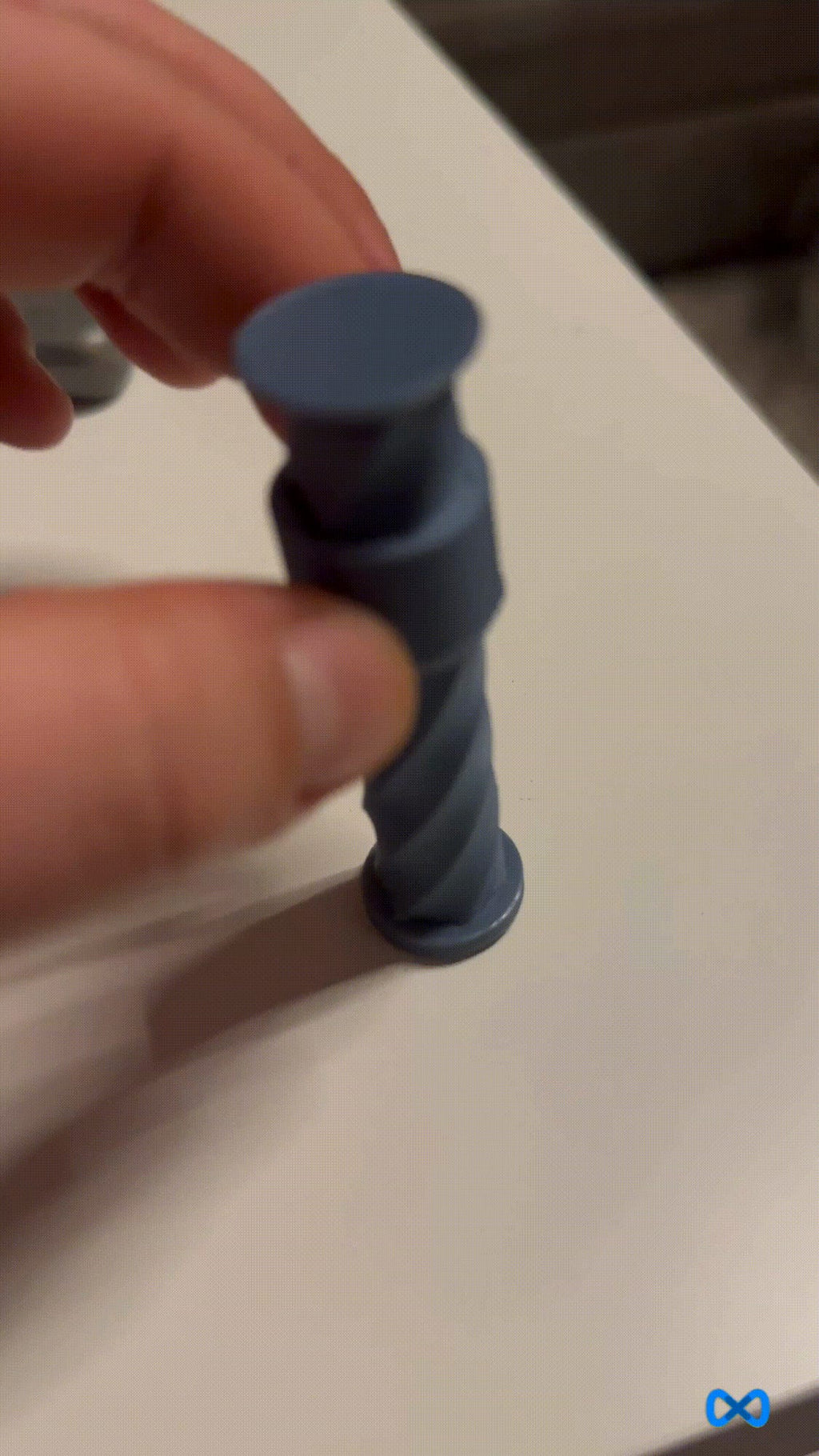 Spiral Fidget Toy; Print in Place