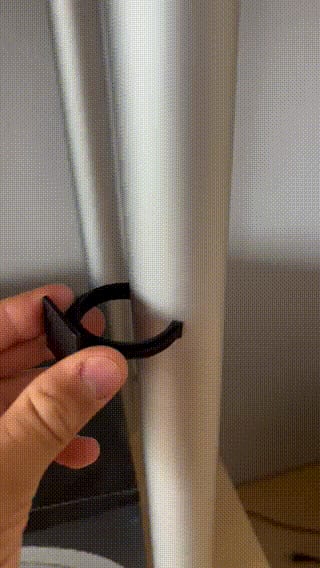 snap on pipe clamp with slide in base