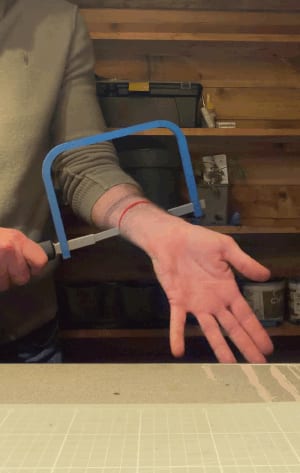 Hacksaw Through Arm Trick/Prank