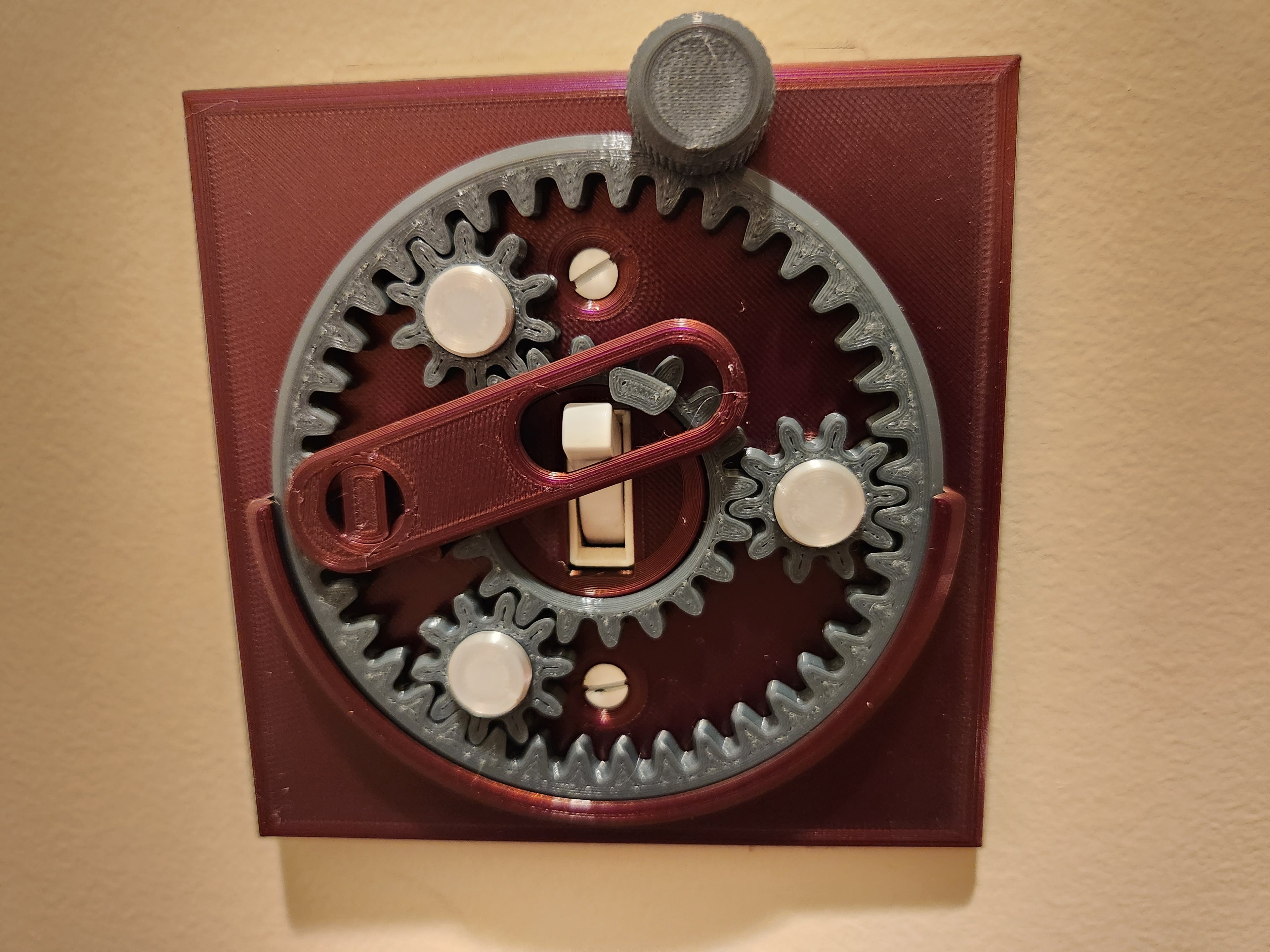 Planetary Gear Light Switch Cover