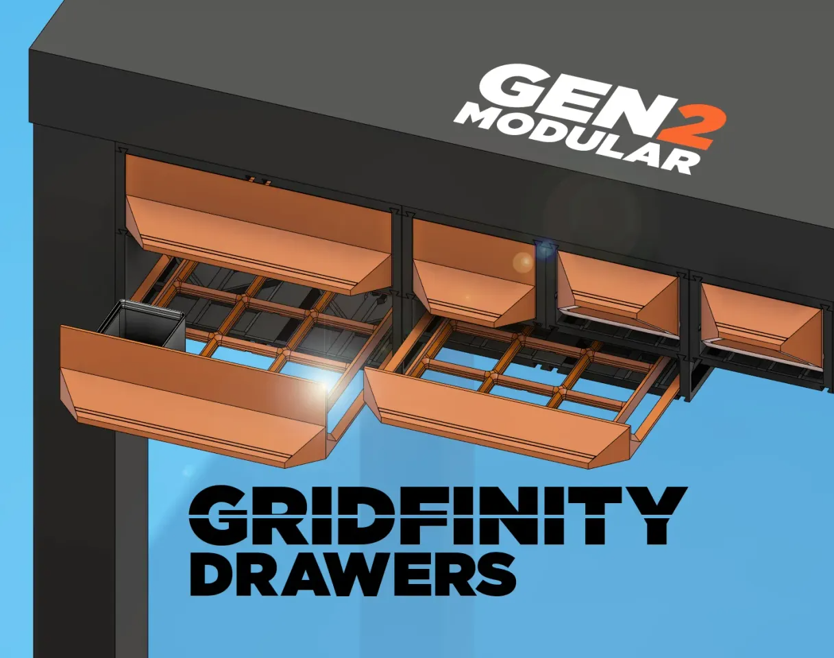 GEN2 Gridfinity Drawer System (Updated)