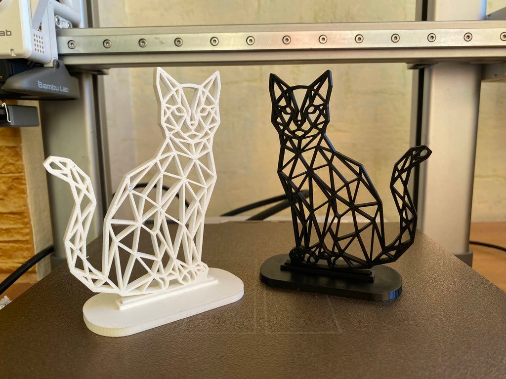 Low Poly Cat Decoration