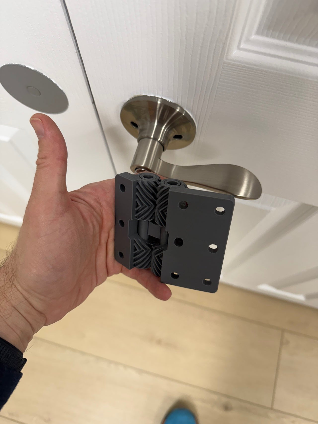 Print in Place Geared Hinge - Countersunk Holes
