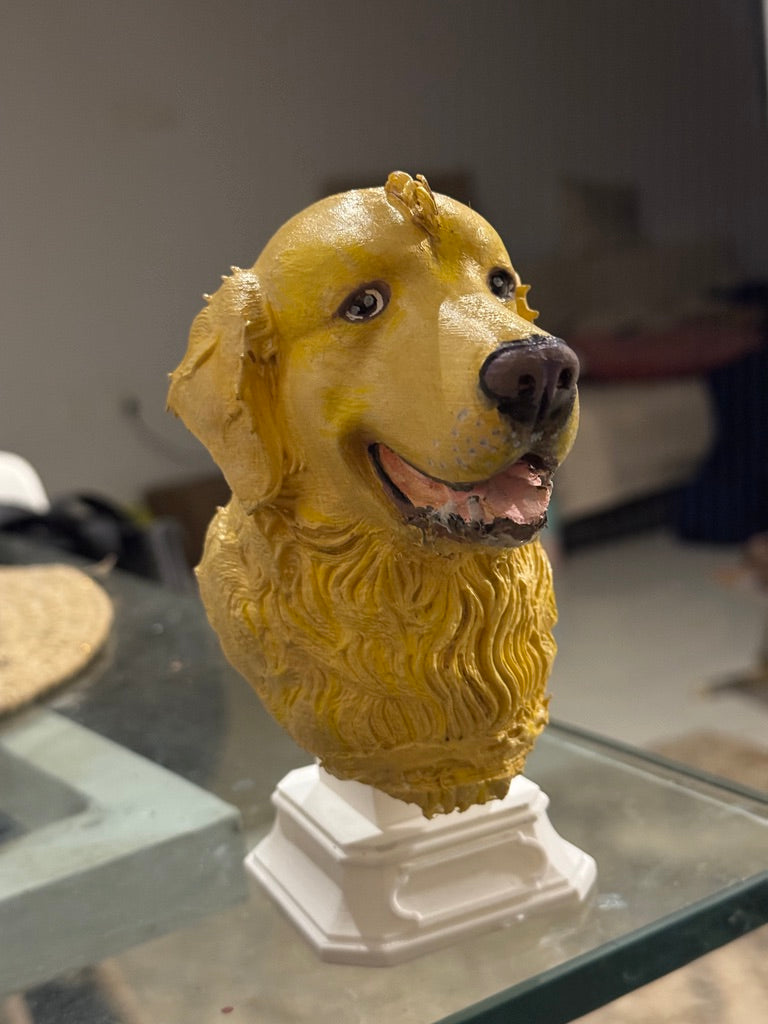 Golden Retriever Bust