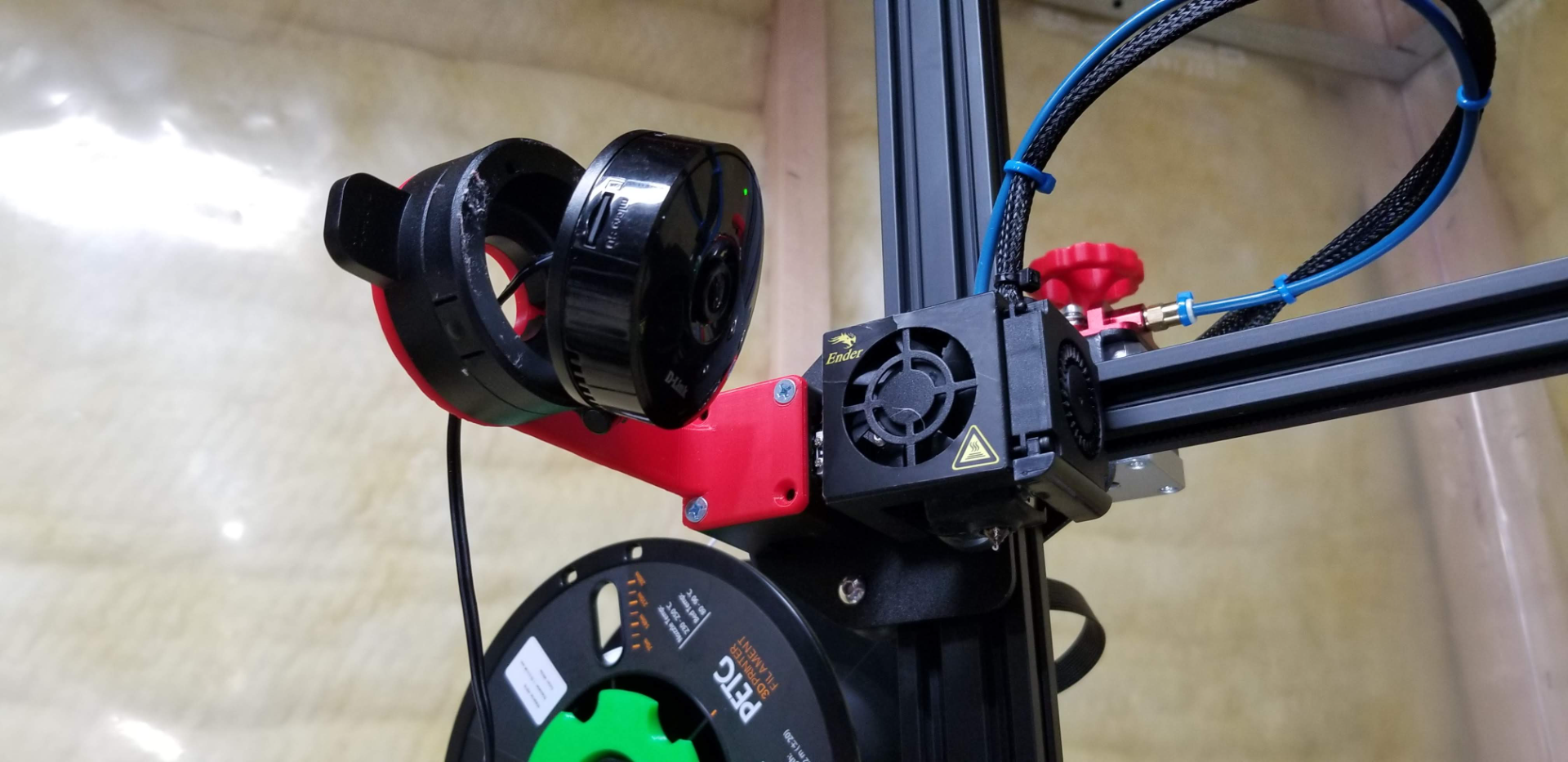 Dlink DCS-936L Camera Mount for Creality Printers