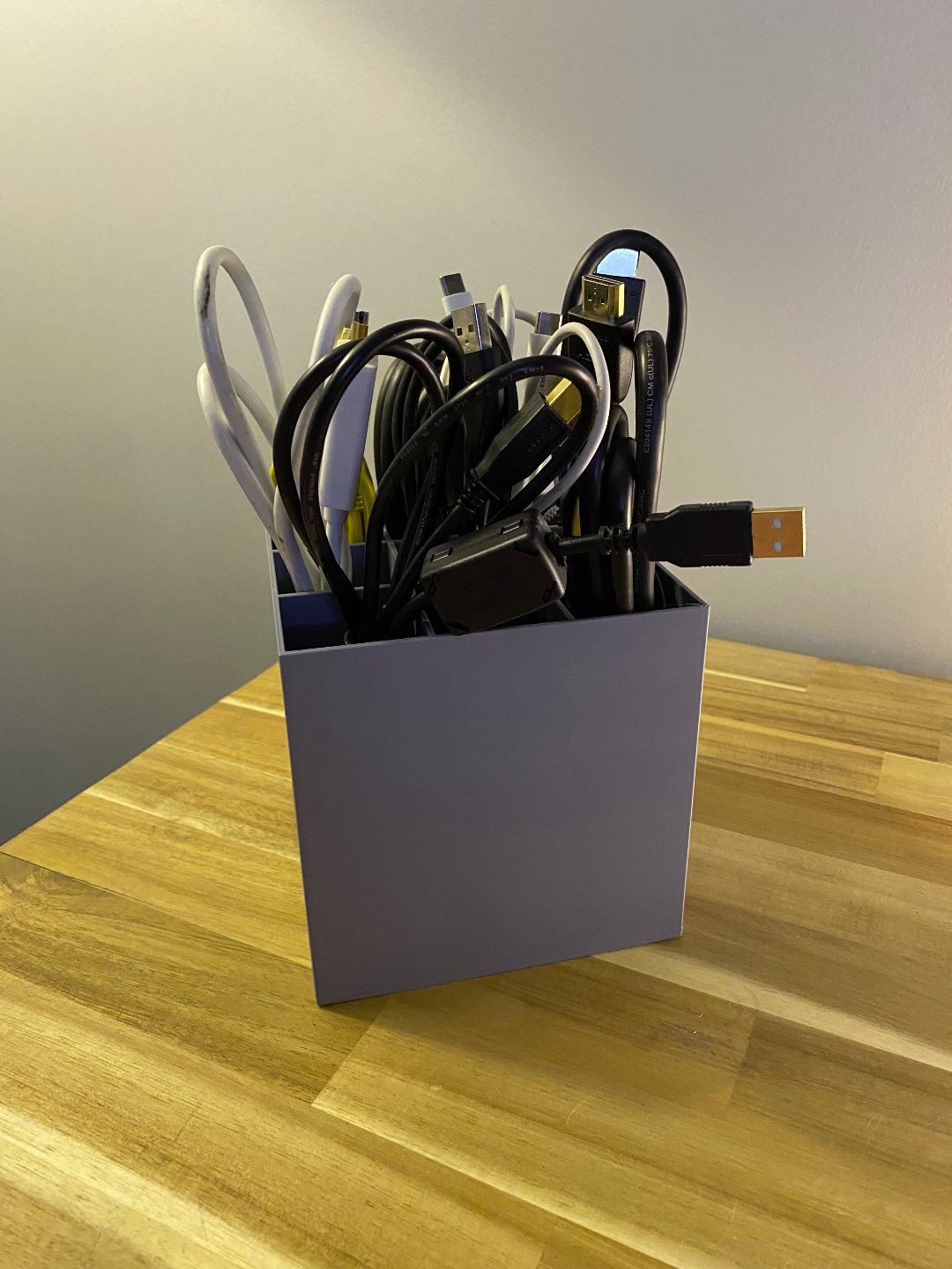 3x3 Upright Cable Storage Box