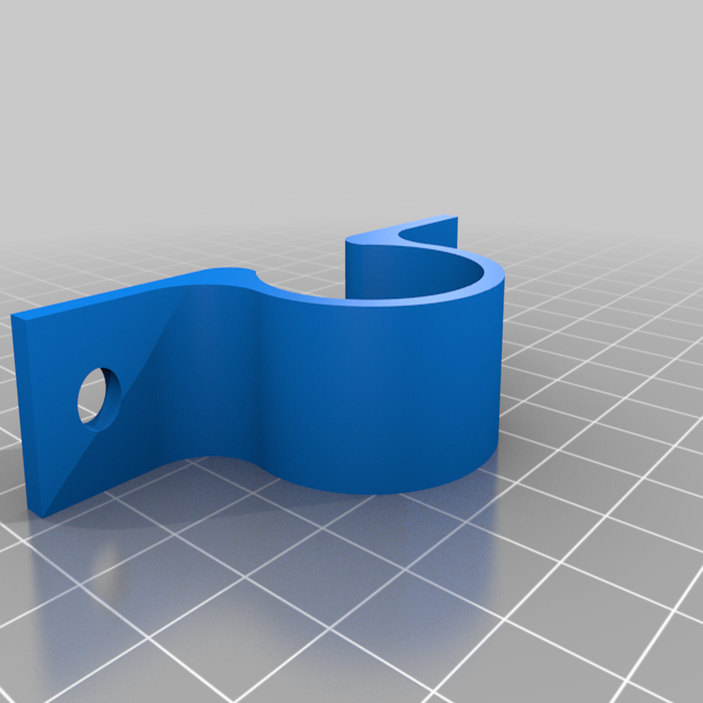Wall Tube mount / bracket for 16 and 26 mm OD